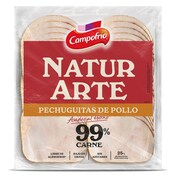 Pechuguitas de pollo asadas al horno Campofrío NaturArte bandeja 90 g