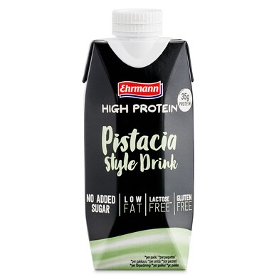 Batido sabor pistacho alto en proteínas Ehrmann brik 330 ml-0