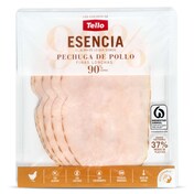 Pechuga de pollo 90% carne esencia Tello sobre 125 g