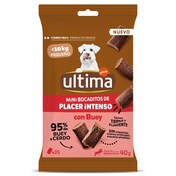 Snack para perros con buey Ultima bolsa 40 g