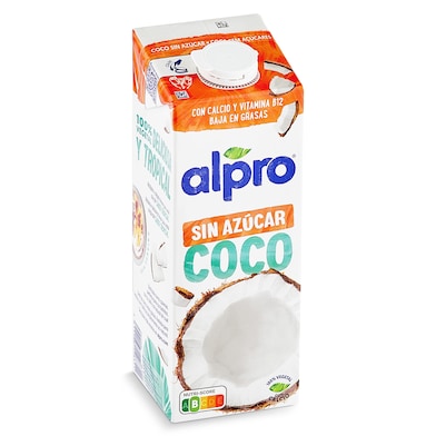Bebida de coco sin azúcar Alpro 1 L-0 Bebida de coco sin azúcar Alpro 1 L-0