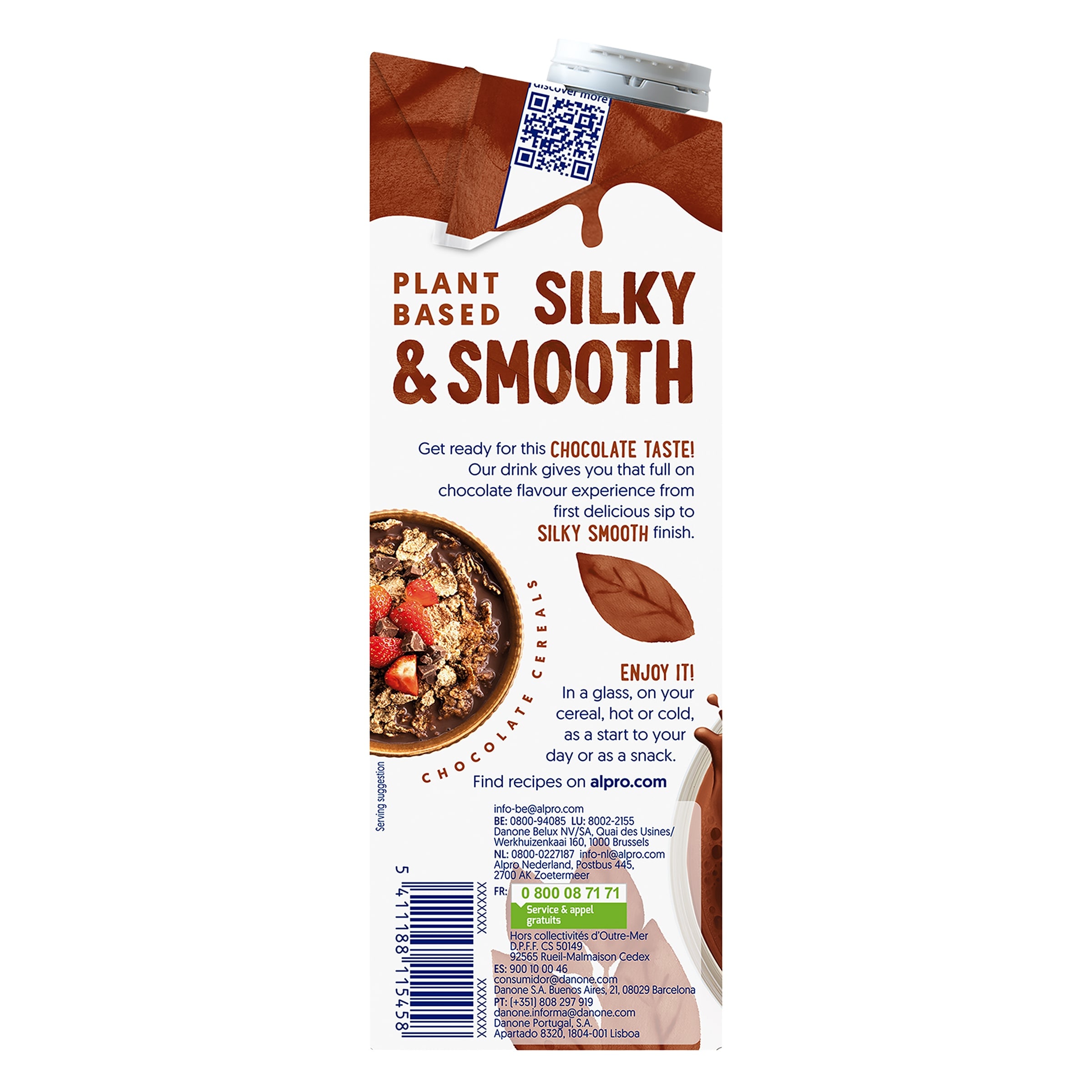 Bebida de soja sabor chocolate Alpro 1 L