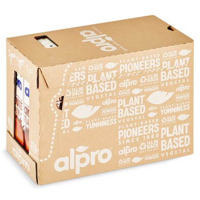 Bebida de soja sabor chocolate Alpro pack 8 x 1 l-0