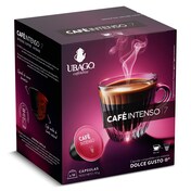 Café en cápsulas intenso Ubago caja 16 unidades
