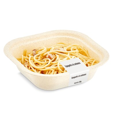 Espaguetis a la carbonara bandeja 350 g-0