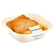 Libritos de jamón y queso 2 uds + patatas fritas bandeja 250 g