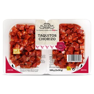 taquitos de chorizo 2 x 50 g