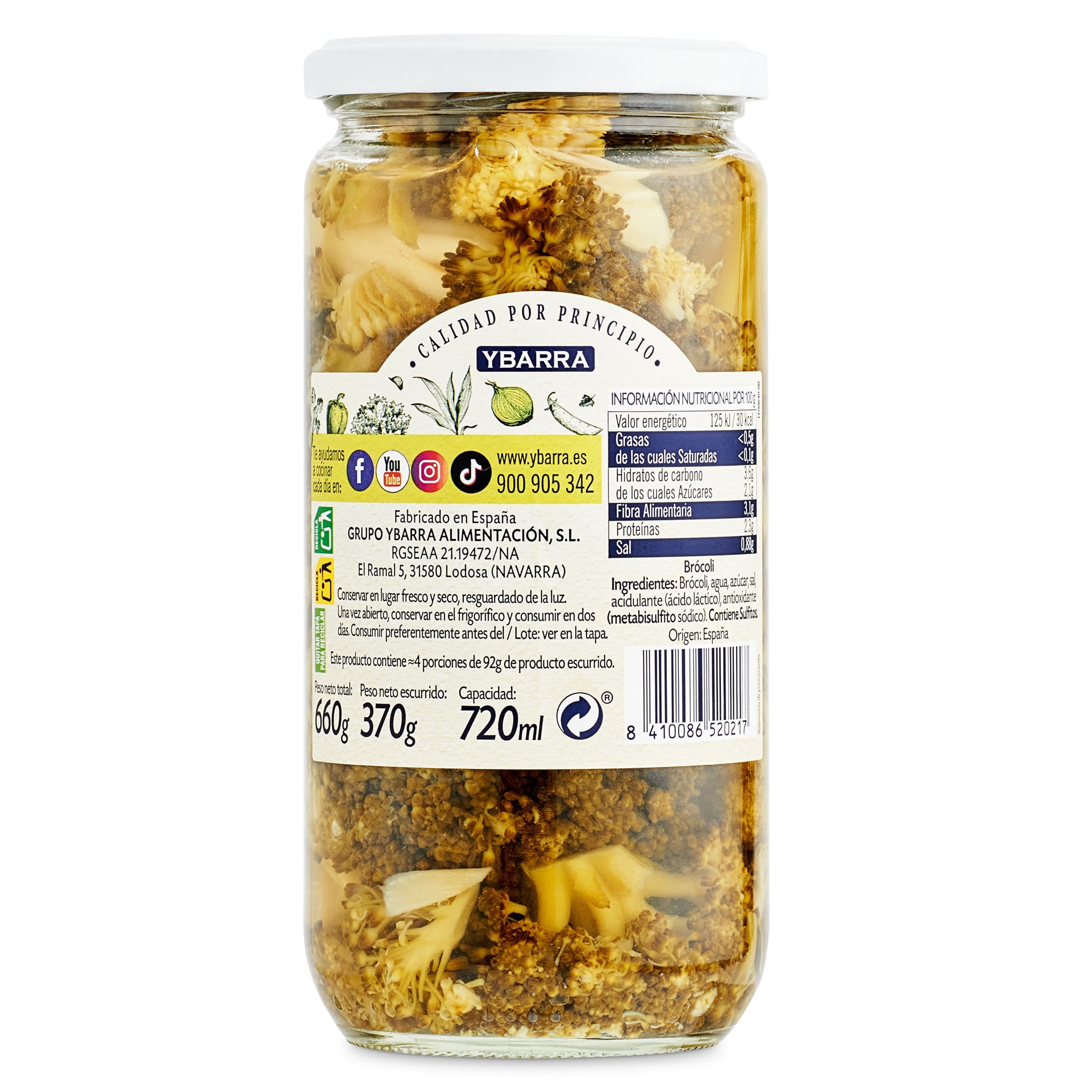 Brócoli Ybarra 370 g