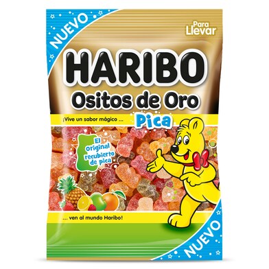 Golosinas ositos de oro pica Haribo bolsa 100 g-0