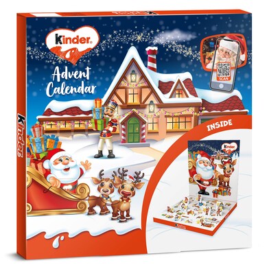 Calendario adviento Navidad Kinder caja 123 g-0