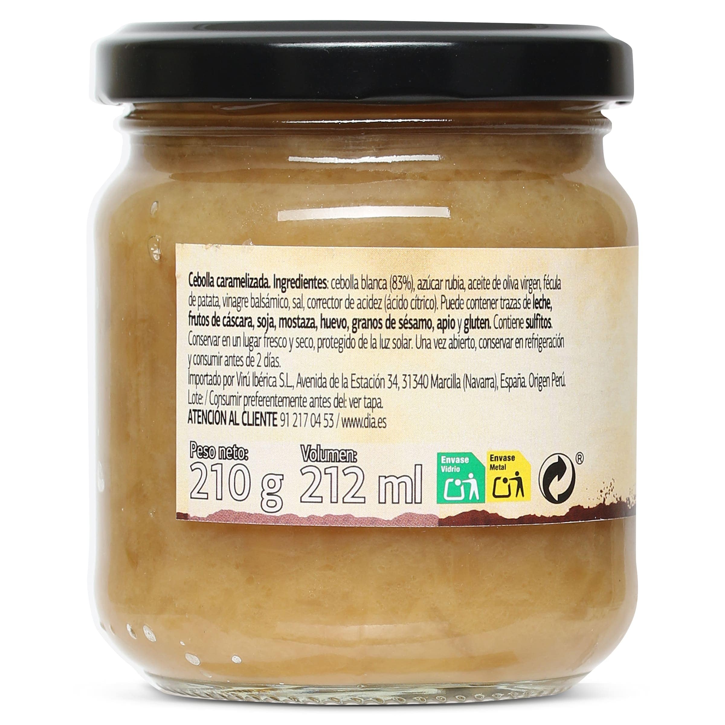 Cebolla caramelizada Dia Vegecampo 210 g