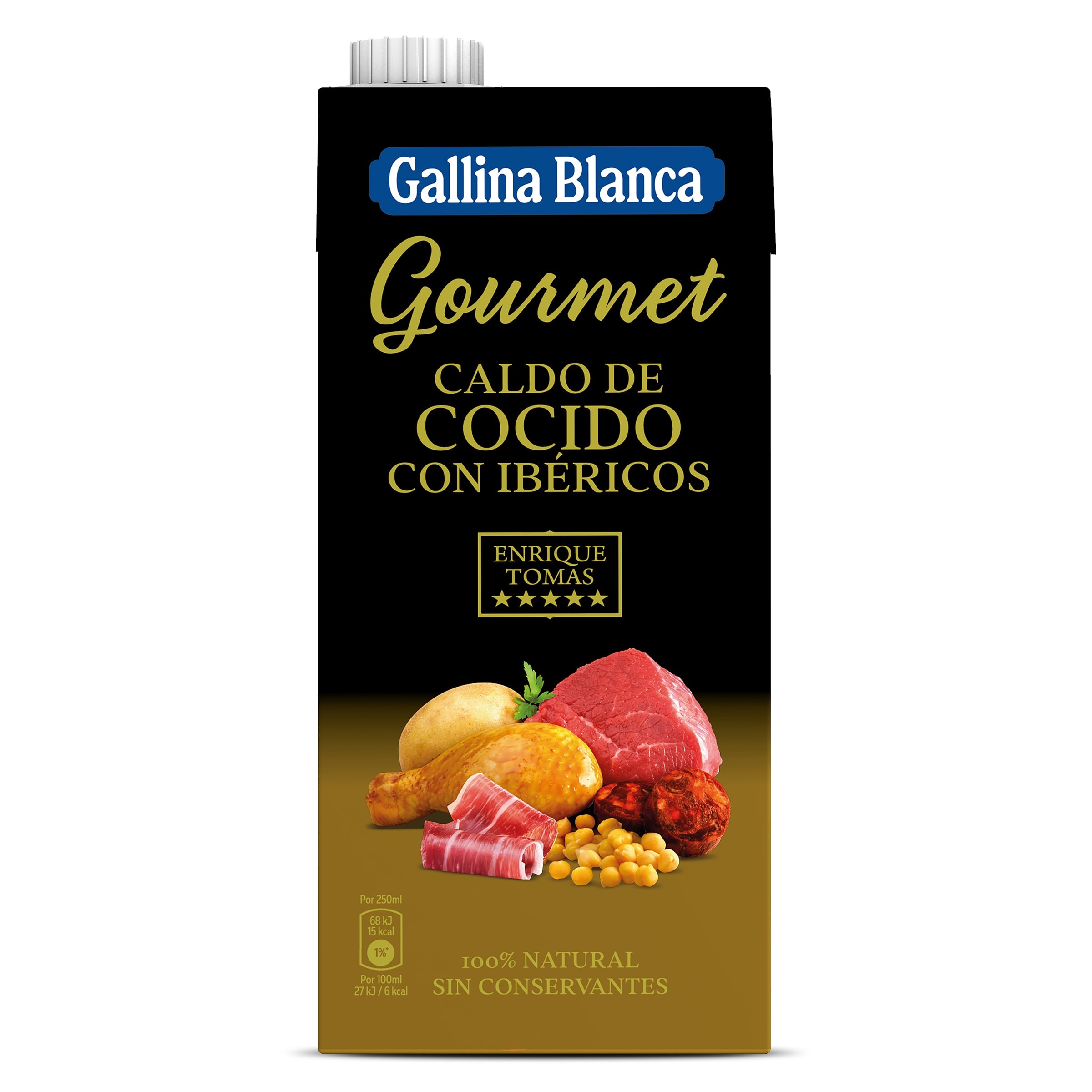 Caldo gourmet de cocido Gallina Blanca 1 L