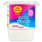 Yogur griego natural ligero Reina vaso 500 g