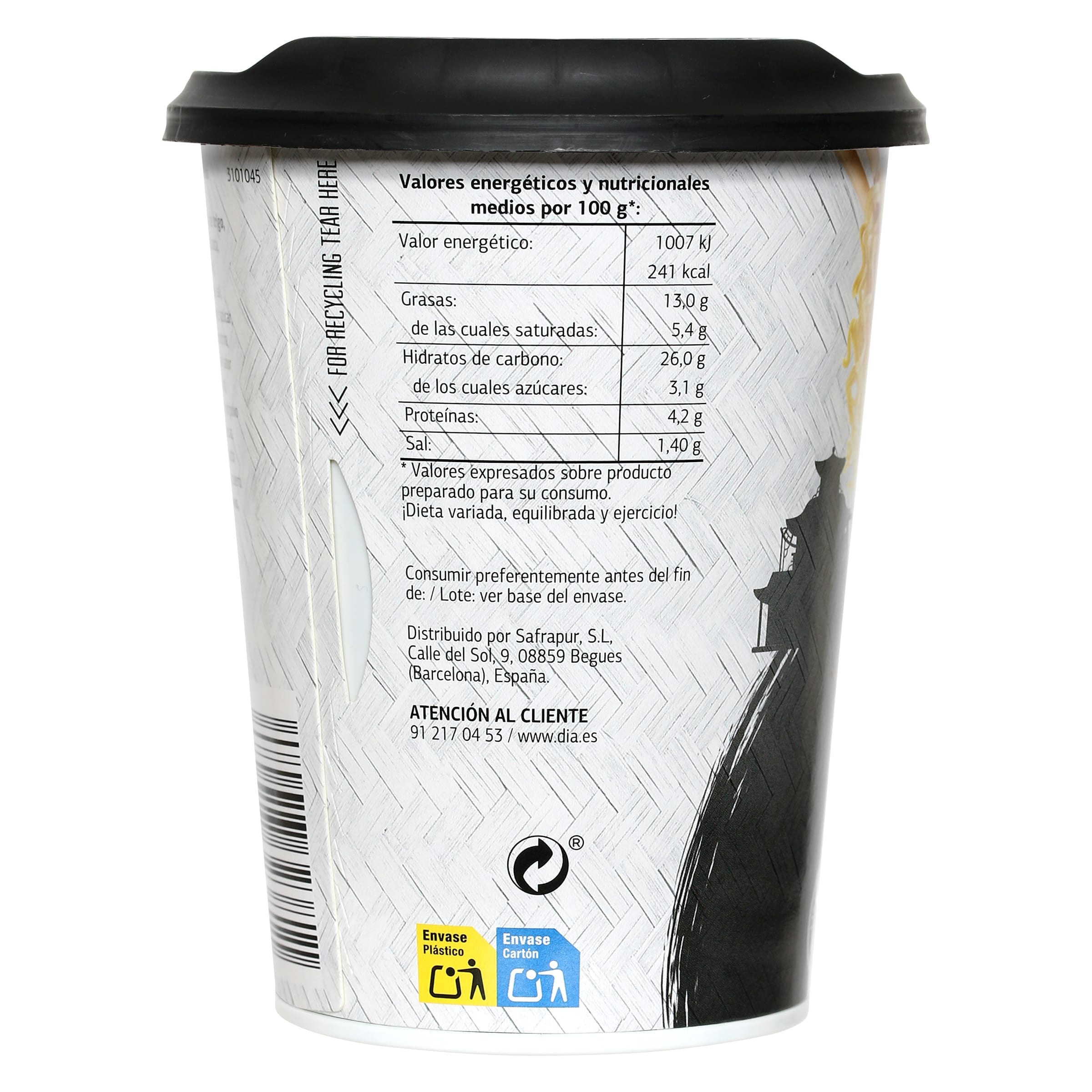 Noodles yakisoba sabor soja Dia Al Punto 93 g