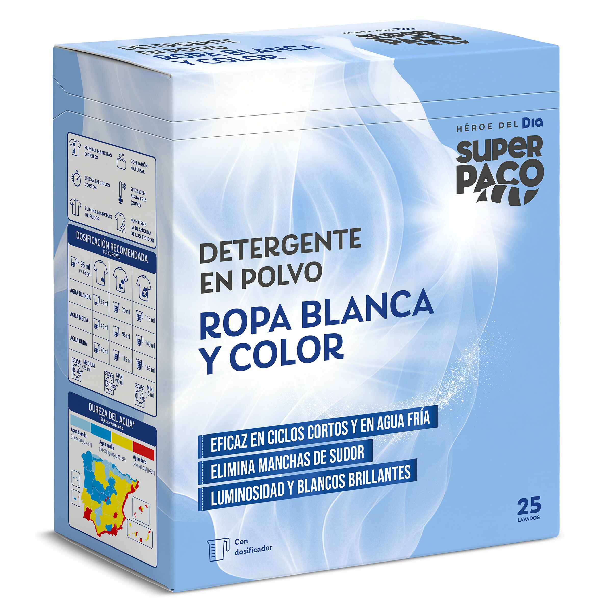 Detergente máquina polvo Dia Super Paco 25 lavados