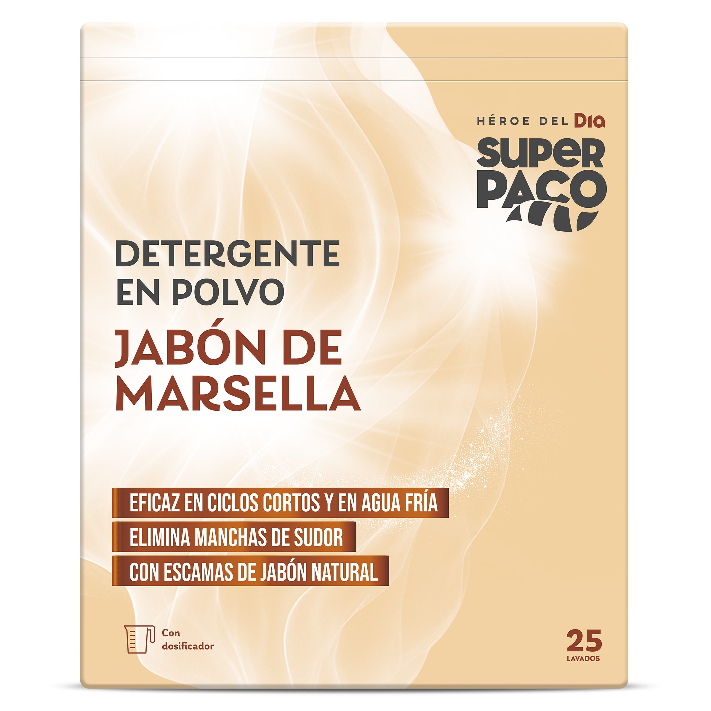 Detergente en polvo marsella Dia Super Paco 25 lavados