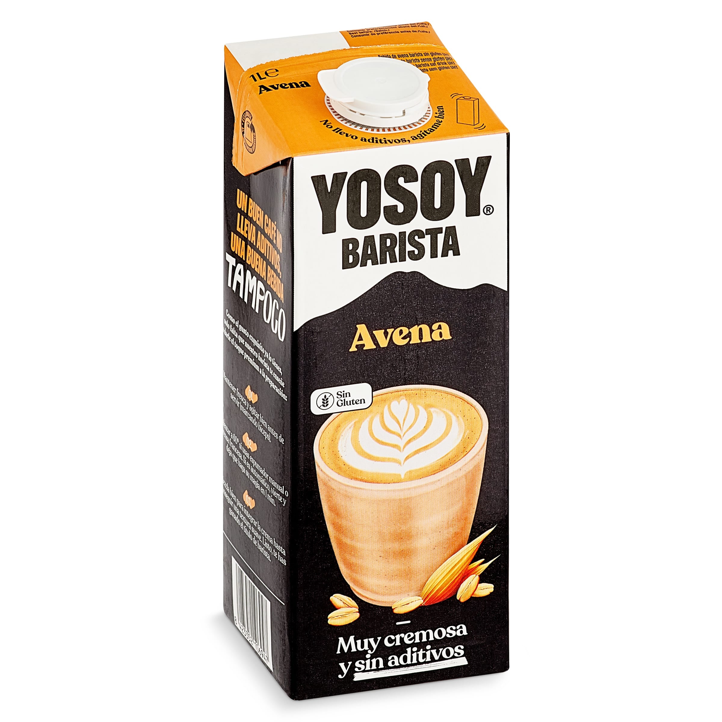 Bebida de avena barista YOSOY, brik 1 litro