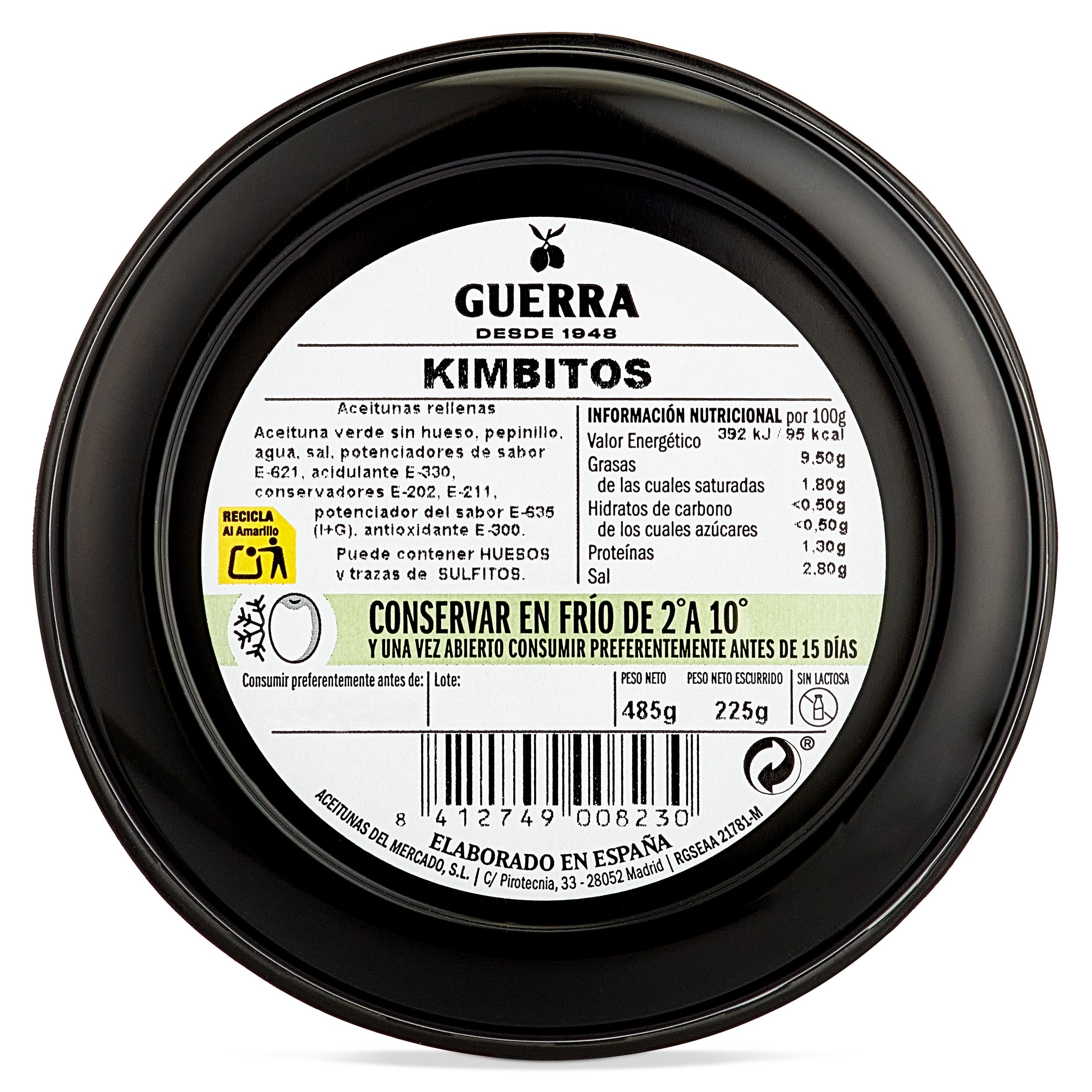 Kimbitos Guerra 225 g