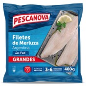 Filetes de merluza Argentina sin piel Pescanova bolsa 400 g