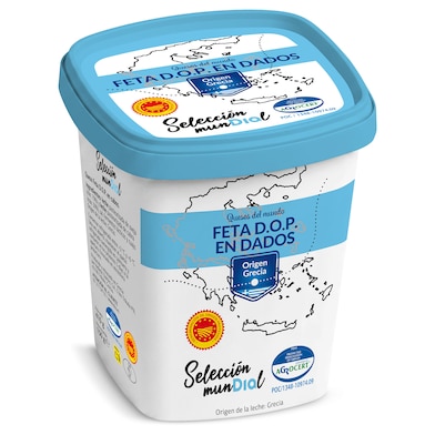 Queso feta D.O.P. en dados Dia Selección Mundial 150 g-0