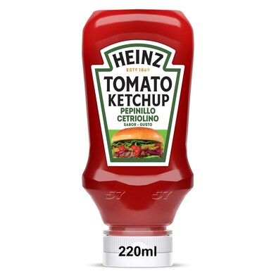 Ketchup sabor pepinillos Heinz bote 220 ml-0