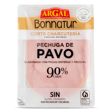 Pechuga de pavo 90% carne Bonnatur sobre 90 g-0 Pechuga de pavo 90% carne Bonnatur sobre 90 g-0