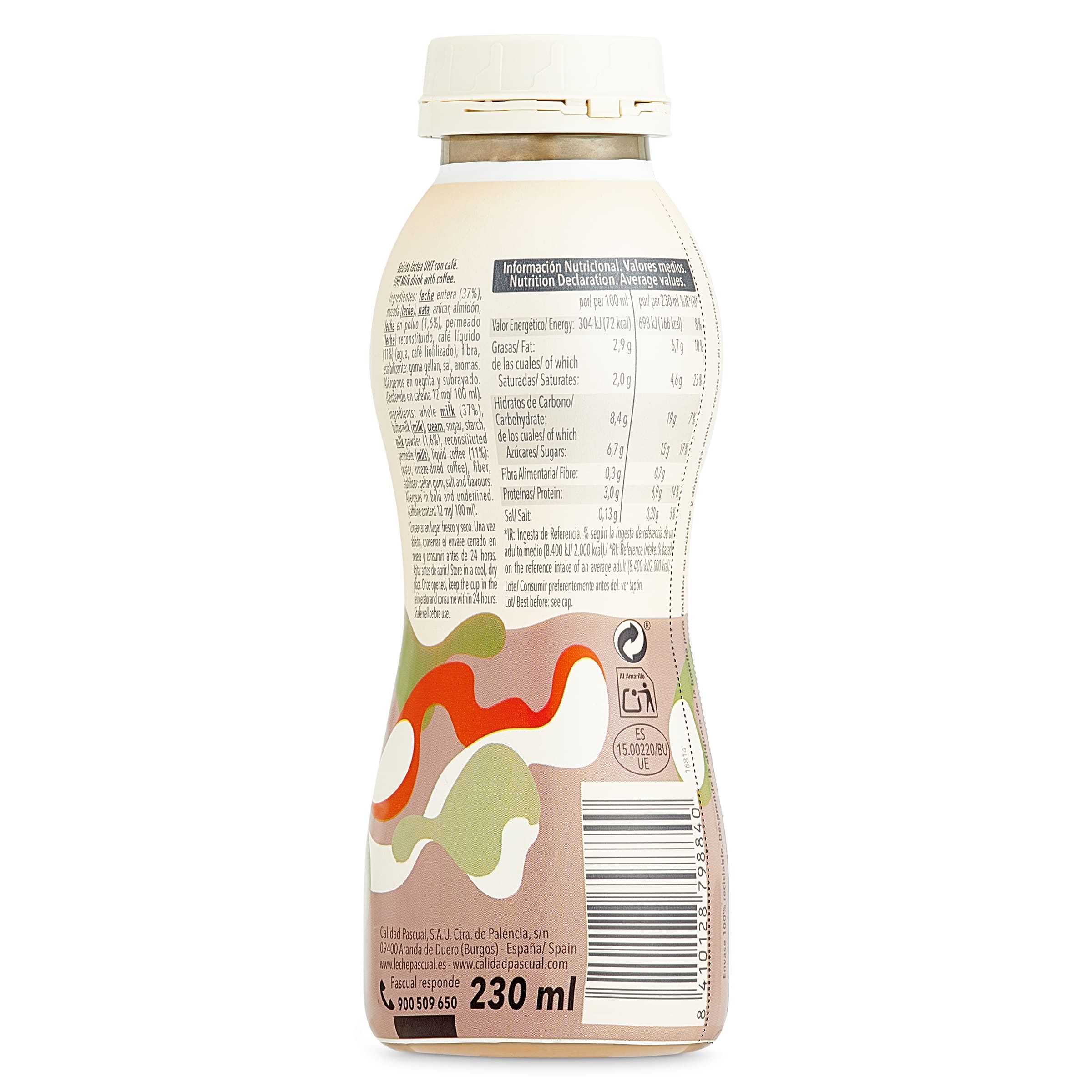 Bebida láctea de café arábica Pascual 230 ml