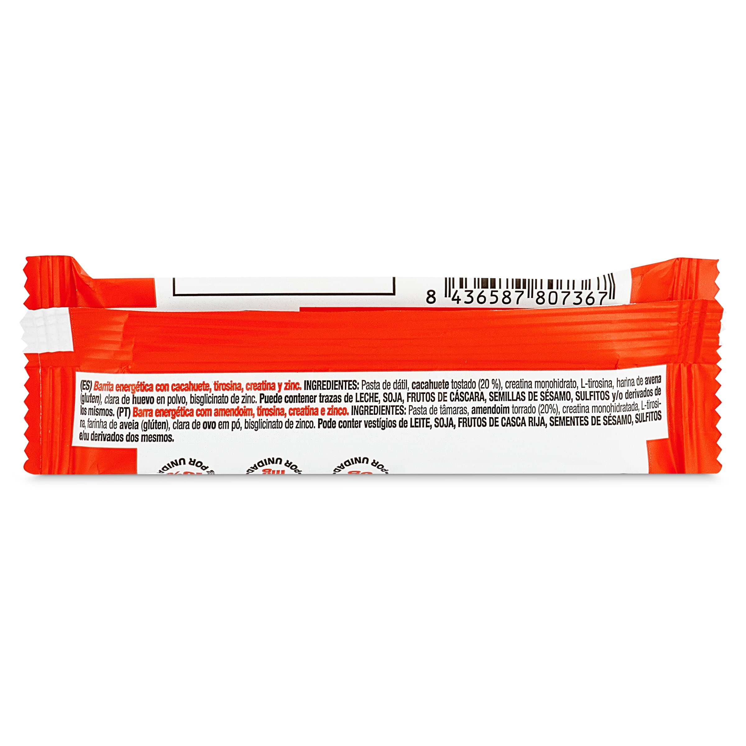 Barrita energética sabor cacahuete con creatina Just loading 40 g