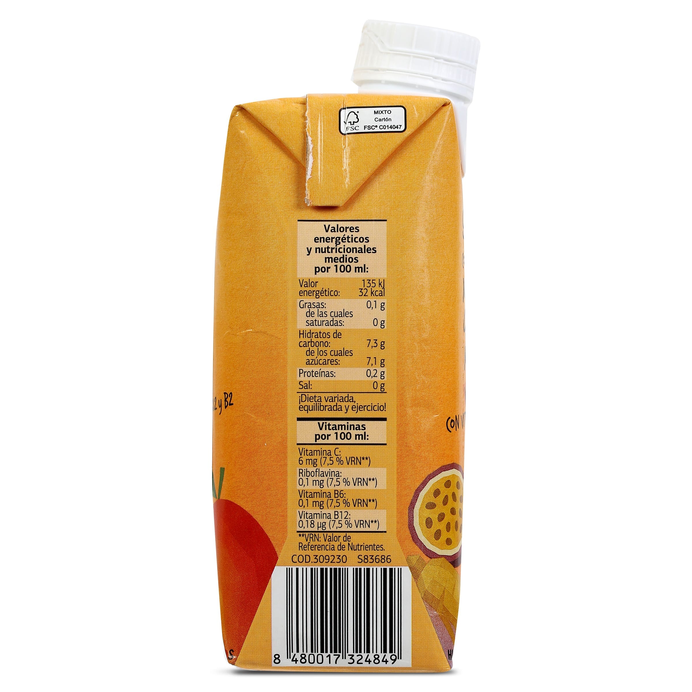 Bebida de zumo con maracuyá vitalidad Dia Saborfera 330 ml