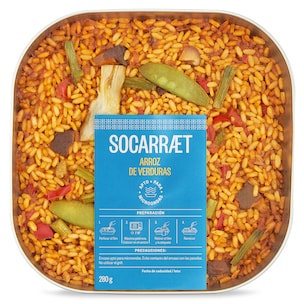 arroz cocido con verduras 280 g