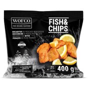 Bocaditos de pescado rebozados Wofco bolsa 400 g