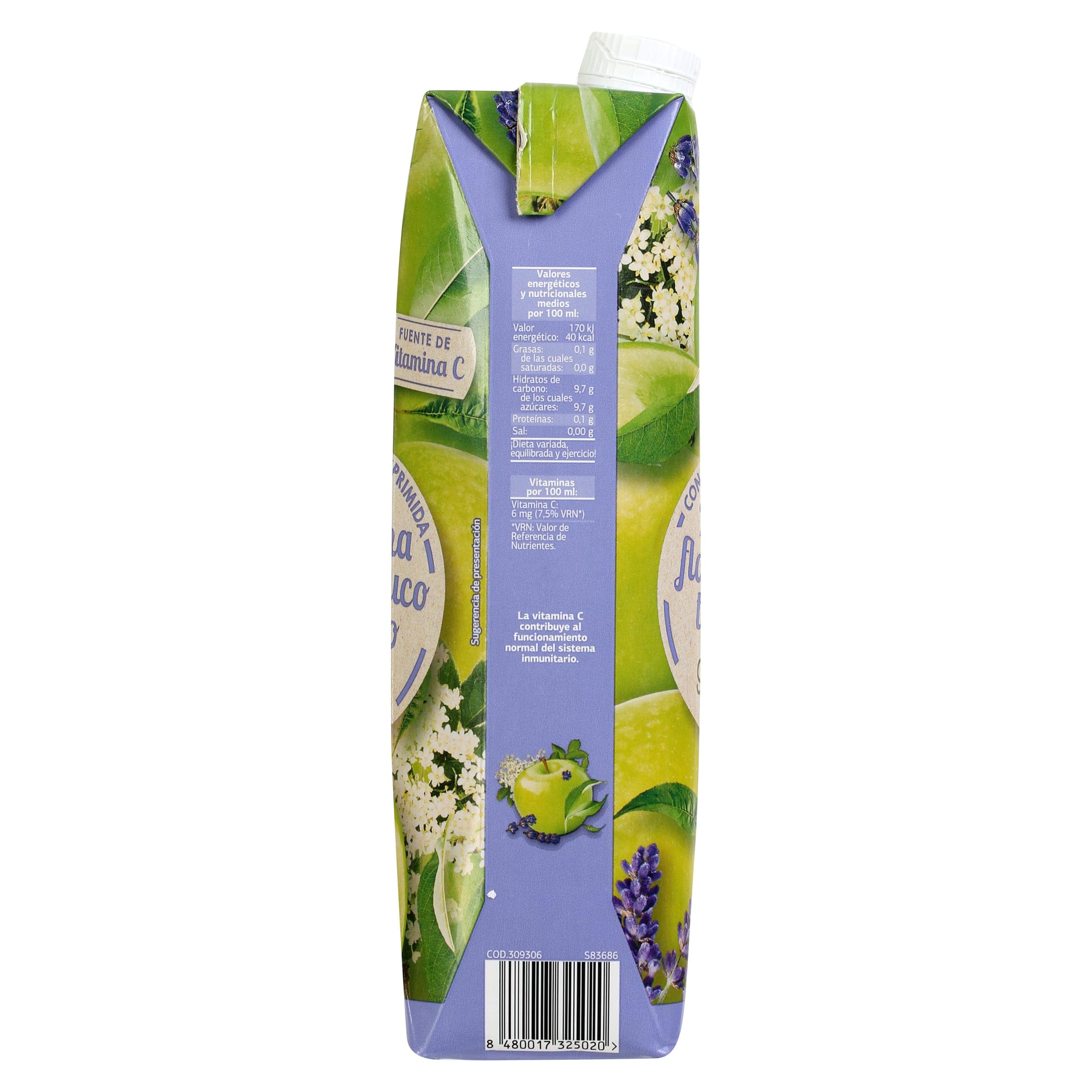 Zumo de manzana y té blanco Dia Saborfera 1 L