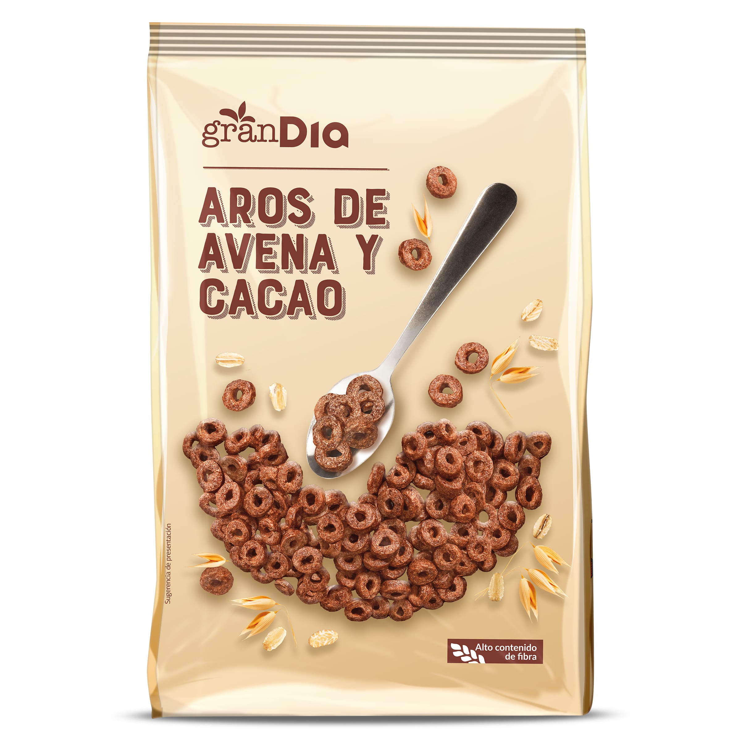 Aros de avena y cacao Gran Dia 400 g
