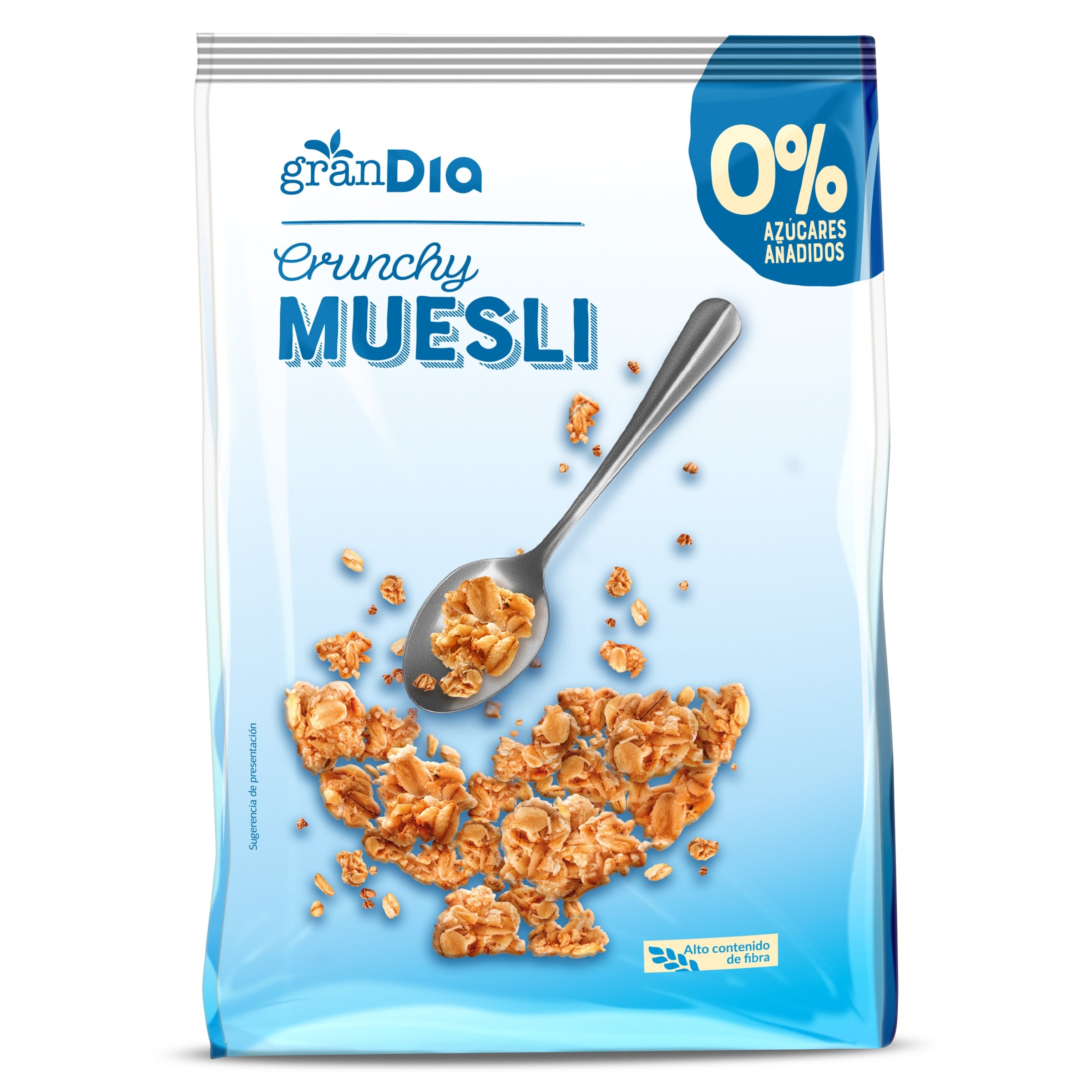 Crunchy muesli 0% azucares añadidos Gran Dia 500 g
