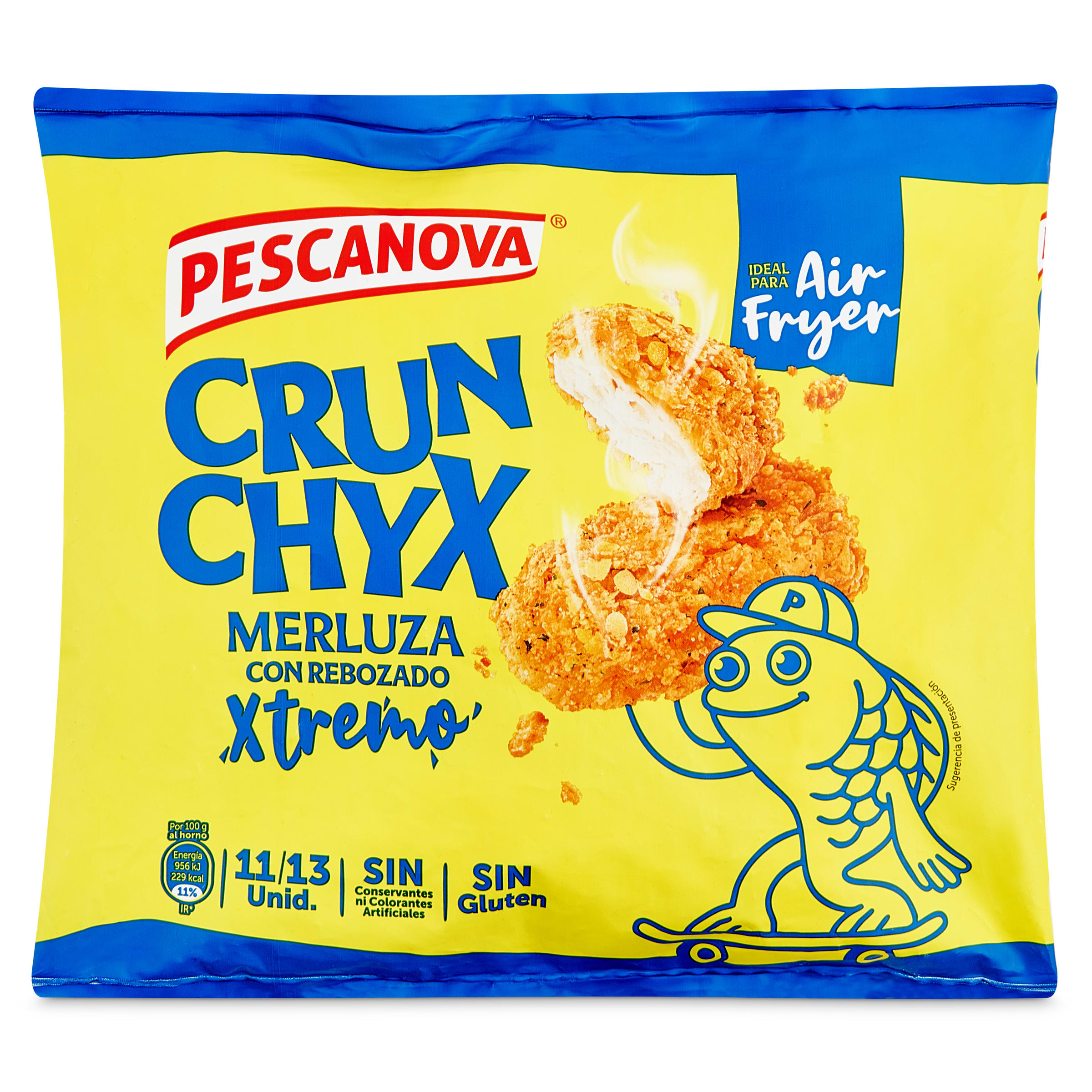 Imagen de Merluza rebozada crunchyx Pescanova bolsa 400 g