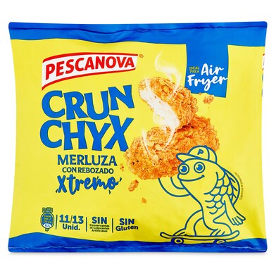 Merluza rebozada crunchyx Pescanova bolsa 400 g-0