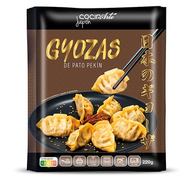 Gyozas de pato Pekín Cocinarte bolsa 220 g-0 Gyozas de pato Pekín Cocinarte bolsa 220 g-0
