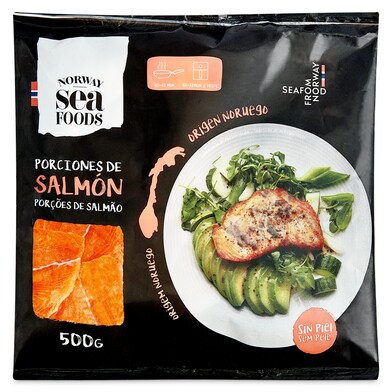 Salmón en porciones Norway seafood bolsa 500 g-0 Salmón en porciones Norway seafood bolsa 500 g-0