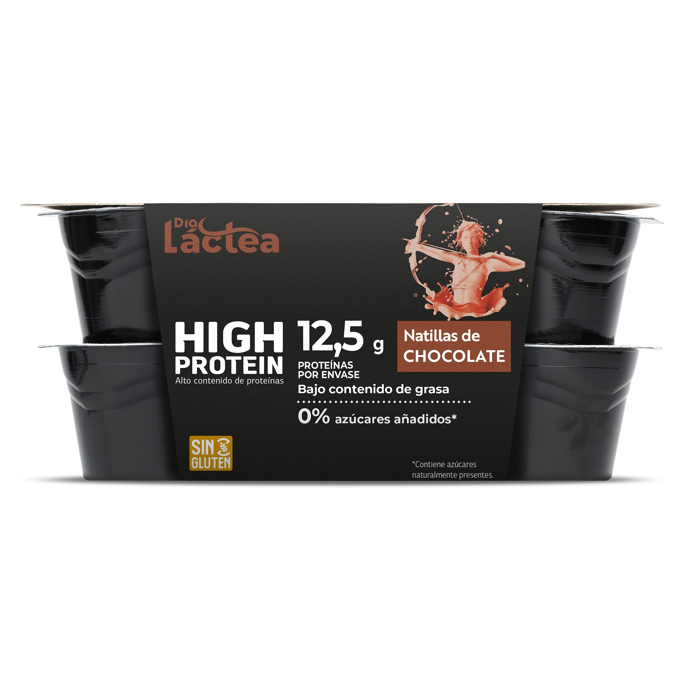 Natillas de chocolate alta en proteínas Dia Láctea 4 x 125 g