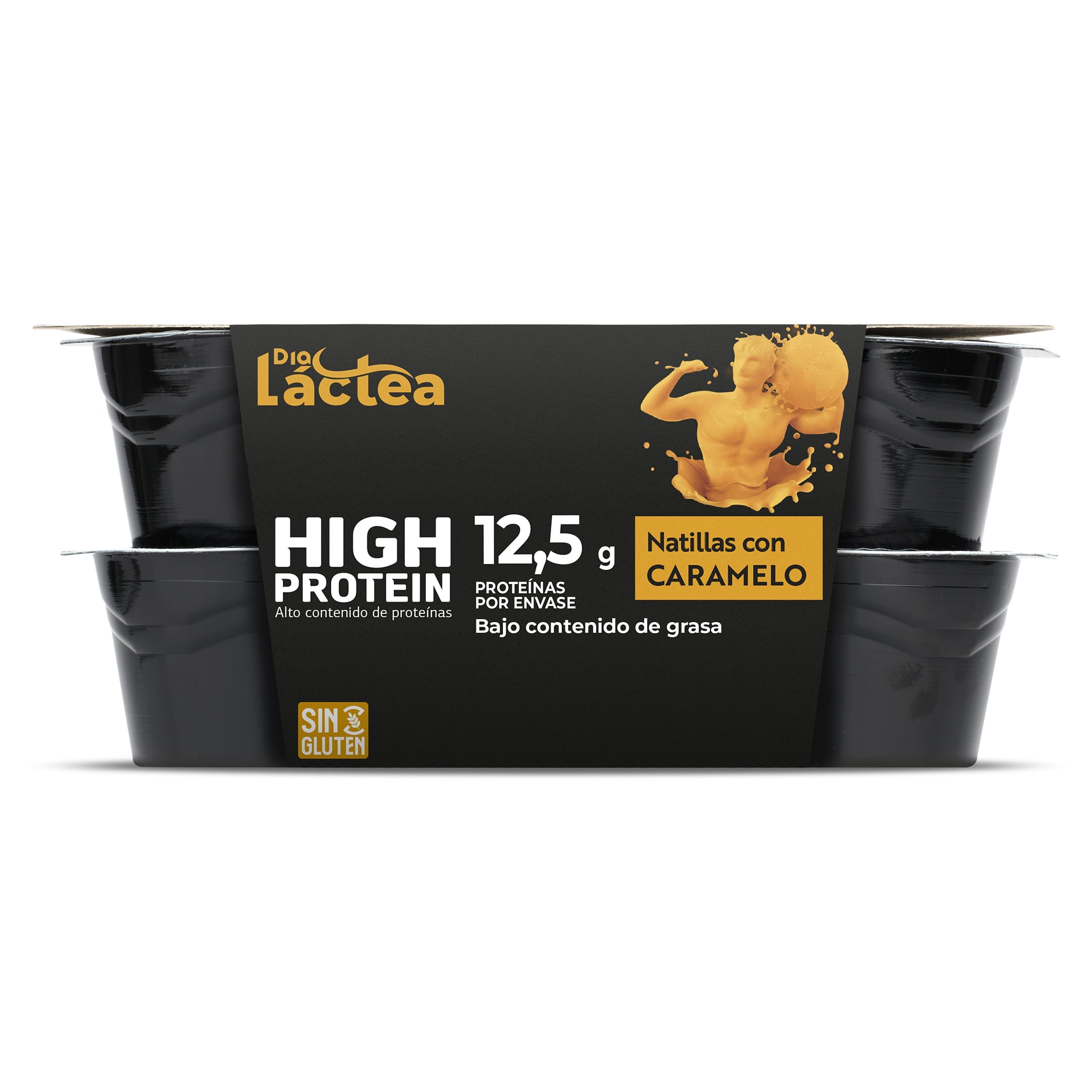 Natillas con caramelo alta en proteínas Dia Láctea 4 x 125 g