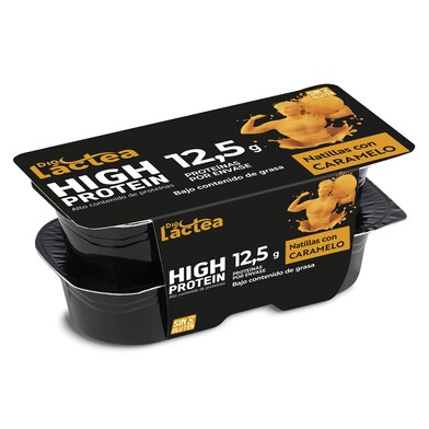 Natillas con caramelo alta en proteínas Dia Láctea 4 x 125 g-0