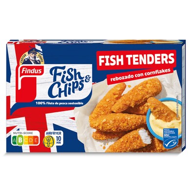 Palitos de pescado fich tenders MSC Findus bolsa 256 g-0 Palitos de pescado fich tenders MSC Findus bolsa 256 g-0