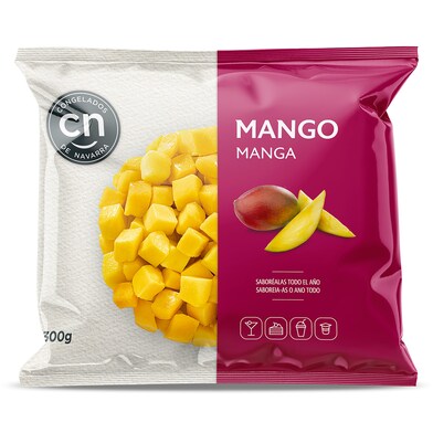 Mango congelado Congelados de Navarra bolsa 300 g-0 Mango congelado Congelados de Navarra bolsa 300 g-0