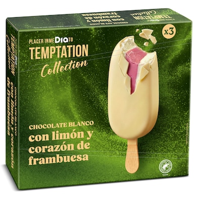Helado bombón limón y frambuesa Dia Temptation 3 x 67 g-0