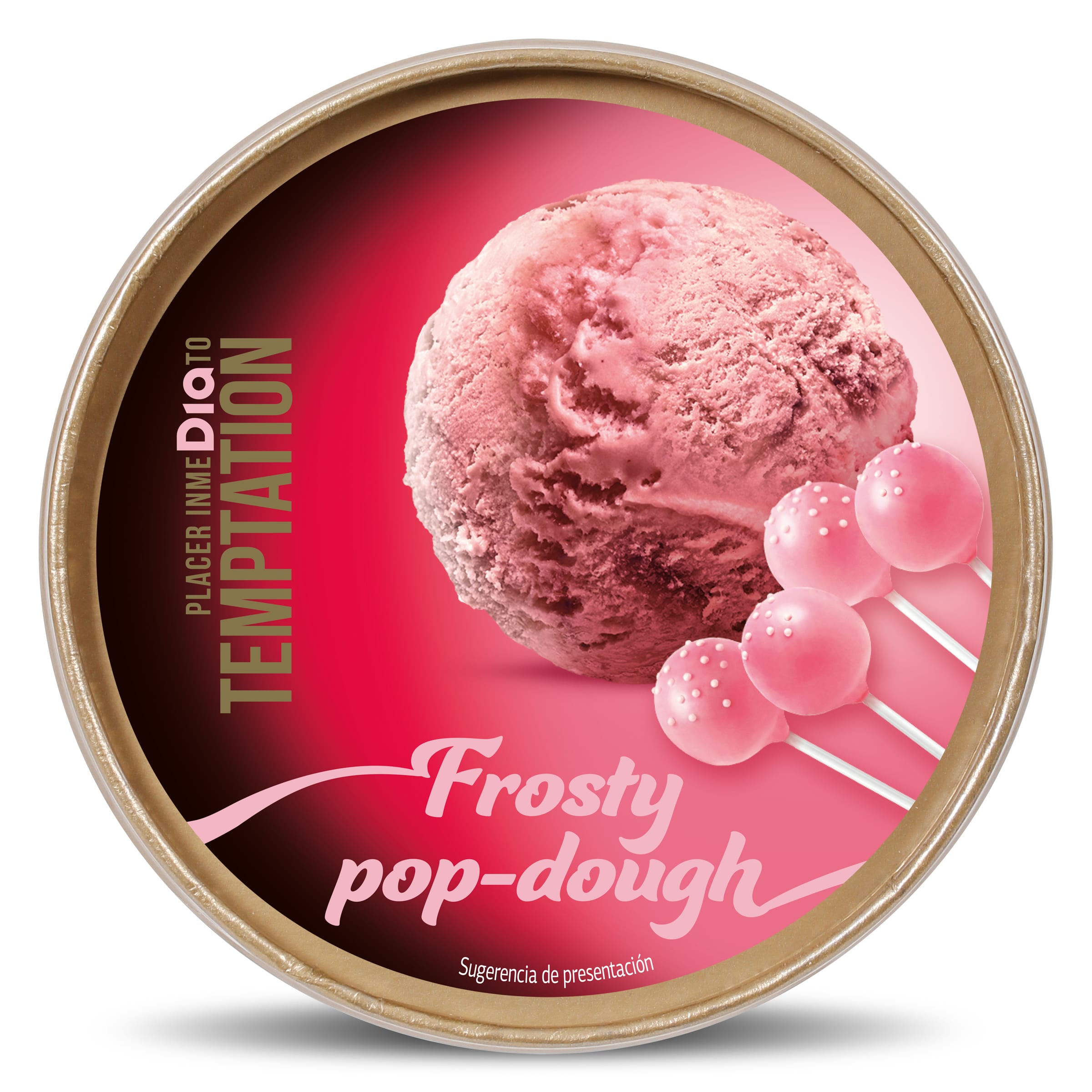 Tarrina de frosty pop - dough Dia Temptation 350 g
