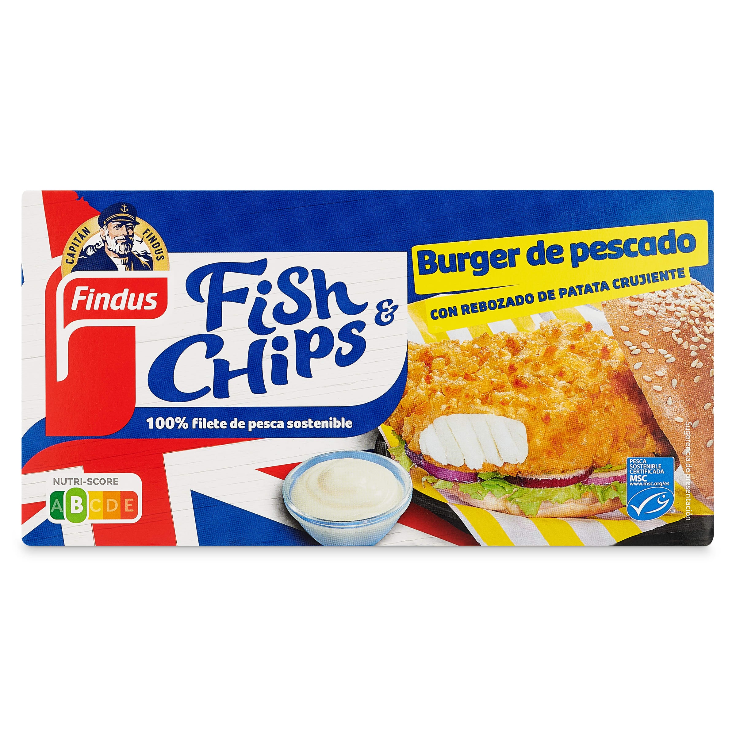 Burger de pescado MSC Findus 270 g
