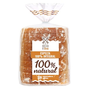 pan de molde espelta integral 400 g