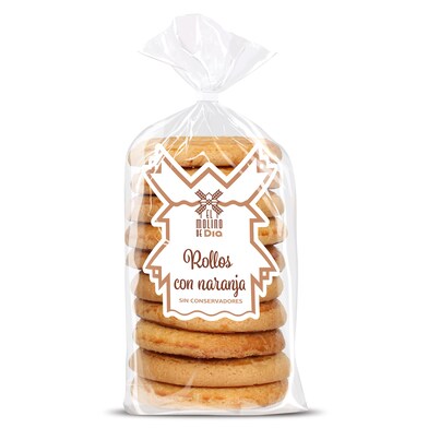 Rollos de naranja El molino de Dia 385 g-0