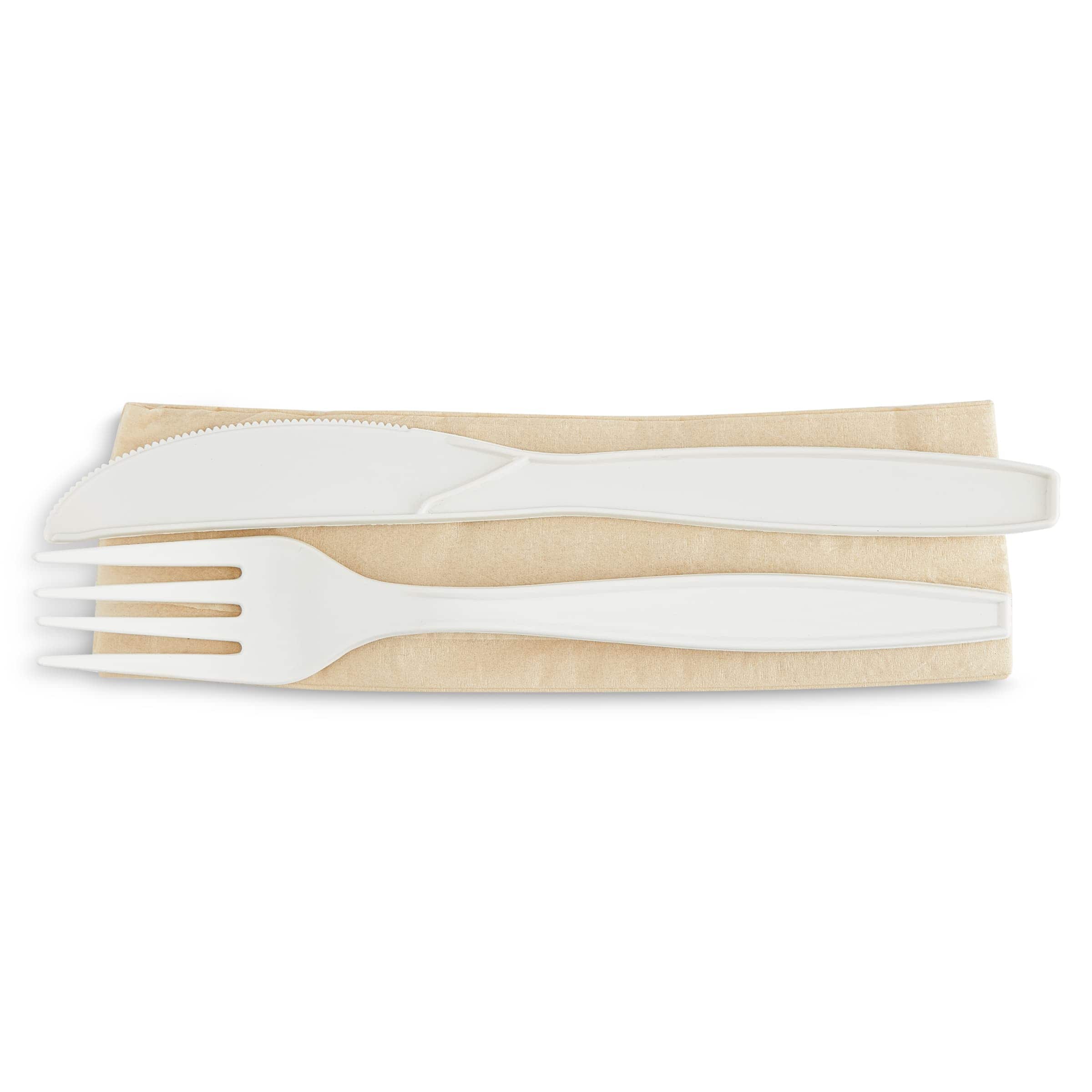 Set de tenedor, cuchillo y servilleta Betik 1 unidad