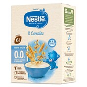 Papilla de 8 cereales doble 0% Nestlé caja 330 g